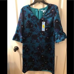 NWT Draper James satin floral dress, 6